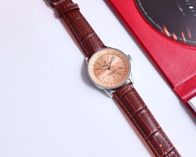 Breitling 35*9.9MM Stainless Steel SW200-01/2824 Movement Rose Gold Lady Watch